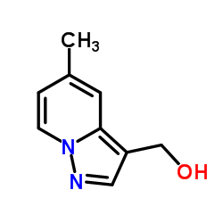 (5-Methylpyrazolo[1,5-a]pyridin-3-yl)methanol结构式
