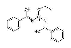 N-[benzamido(ethoxy)silyl]benzamide Structure