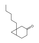 6-pentylbicyclo[4.1.0]heptan-4-one Structure