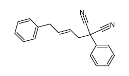 trans-5,5-dicyano-1,5-diphenylpent-2-ene结构式