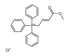 (4-methoxy-4-oxobut-2-enyl)-triphenylphosphanium,chloride Structure