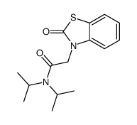 2-(2-oxo-1,3-benzothiazol-3-yl)-N,N-di(propan-2-yl)acetamide Structure