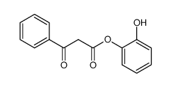 3-Oxo-3-phenyl-propionic acid 2-hydroxy-phenyl ester Structure