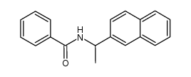 N-1-(2-naphthyl)ethylbenzamide结构式