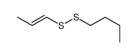 1-(prop-1-enyldisulfanyl)butane Structure