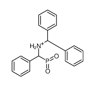 [(benzhydrylamino)-phenylmethyl]-hydroxy-oxophosphanium Structure