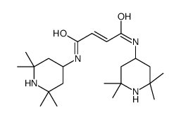 N,N'-bis(2,2,6,6-tetramethylpiperidin-4-yl)but-2-enediamide结构式