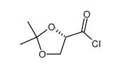 1,3-Dioxolane-4-carbonyl chloride, 2,2-dimethyl-, (4S)- (9CI) structure