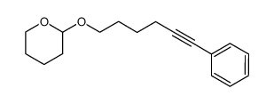 6-phenyl-5-hexynyl 2-tetrahydropyranyl ether结构式