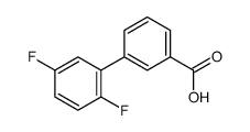 2',5'-DIFLUORO-[1,1'-BIPHENYL]-3-CARBOXYLIC ACID structure