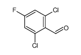 2,6-Dichloro-4-fluorobenzaldehyde Structure