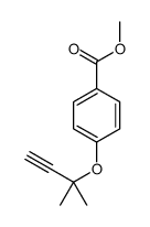 methyl 4-(2-methylbut-3-yn-2-yloxy)benzoate结构式