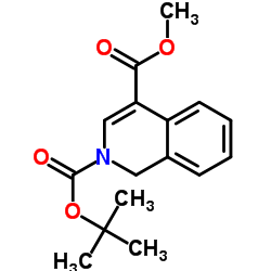 2-tert-Butyl 4-methyl isoquinoline-2,4(1H)-dicarboxylate Structure