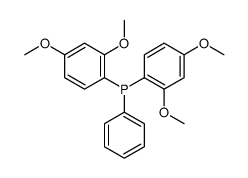 bis(2,4-dimethoxyphenyl)-phenylphosphane Structure