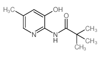 N-(3-hydroxy-5-methylpyridin-2-yl)pivalamide structure