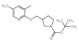 叔丁基3-((3-碘-5-甲基吡啶-2-酰氧基)甲基)吡咯烷-1-羧酸盐图片
