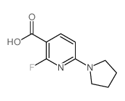 2-Fluoro-6-(pyrrolidin-1-yl)nicotinic acid picture