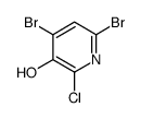4,6-dibromo-2-chloropyridin-3-ol Structure