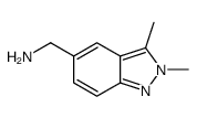 (2,3-dimethylindazol-5-yl)methanamine结构式