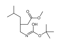 (S)-N-tert-Butoxycarbonyl Pregabalin Methyl Ester结构式