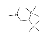 N-[2,2-bis(trimethylsilyl)ethyl]dimethylamine结构式