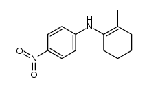 N-(2-methylcyclohex-1-en-1-yl)-4-nitroaniline结构式