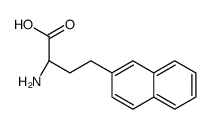 (2S)-2-amino-4-naphthalen-2-ylbutanoic acid结构式