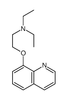 N,N-diethyl-2-quinolin-8-yloxyethanamine Structure