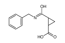 (1S,2S)-2-(Benzylcarbamoyl)cyclopropanecarboxylic acid Structure