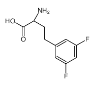 (2S)-2-amino-4-(3,5-difluorophenyl)butanoic acid结构式