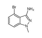 4-Bromo-1-methylindazol-3-amine structure