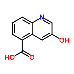 3-hydroxyquinoline-5-carboxylic acid structure