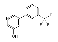 5-[3-(trifluoromethyl)phenyl]pyridin-3-ol结构式