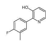 2-(4-fluoro-3-methylphenyl)pyridin-3-ol结构式