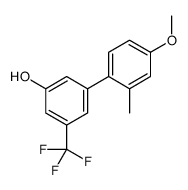 3-(4-methoxy-2-methylphenyl)-5-(trifluoromethyl)phenol结构式