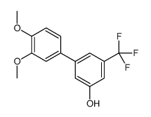 3-(3,4-dimethoxyphenyl)-5-(trifluoromethyl)phenol结构式