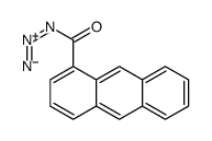 anthracene-1-carbonyl azide Structure