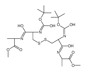 S,S'-bis(tert-butyloxycarbonyl-cysteinylalanine methyl ester) picture