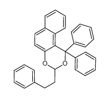 3-phenethyl-1,1-diphenyl-1H-naphtho[2,1-d][1,3]dioxine Structure