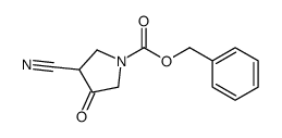 3-氰基-4-氧吡咯烷-1-羧酸苄酯结构式