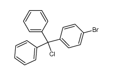 p-bromophenyltrityl chloride Structure