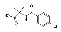 Alanine,N-(4-chlorobenzoyl)-2-methyl-结构式
