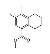 methyl 3,4-dimethyl-5,6,7,8-tetrahydronaphthalene-1-carboxylate Structure