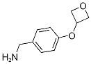 [4-(oxetan-3-yloxy)phenyl]methanamine Structure