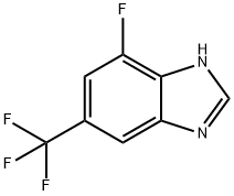7-氟-5-三氟甲基-1-H-苯栟咪唑结构式