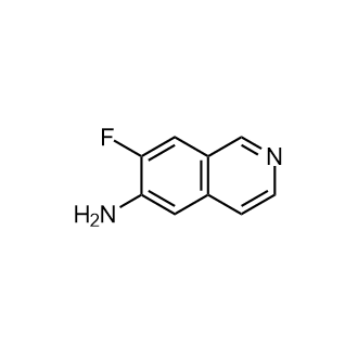 7-Fluoroisoquinolin-6-amine Structure