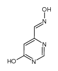 6-hydroxy-pyrimidine-4-carbaldehyde oxime结构式