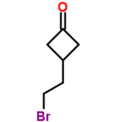 3-(2-Bromoethyl)cyclobutanone Structure