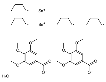 [dibutyl-[dibutyl-(3,4,5-trimethoxybenzoyl)oxystannyl]oxystannyl] 3,4,5-trimethoxybenzoate Structure