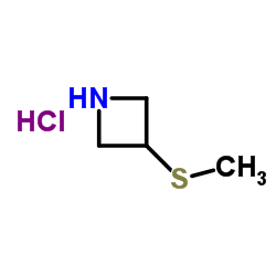 3-(methylsulfanyl)azetidine hydrochloride Structure